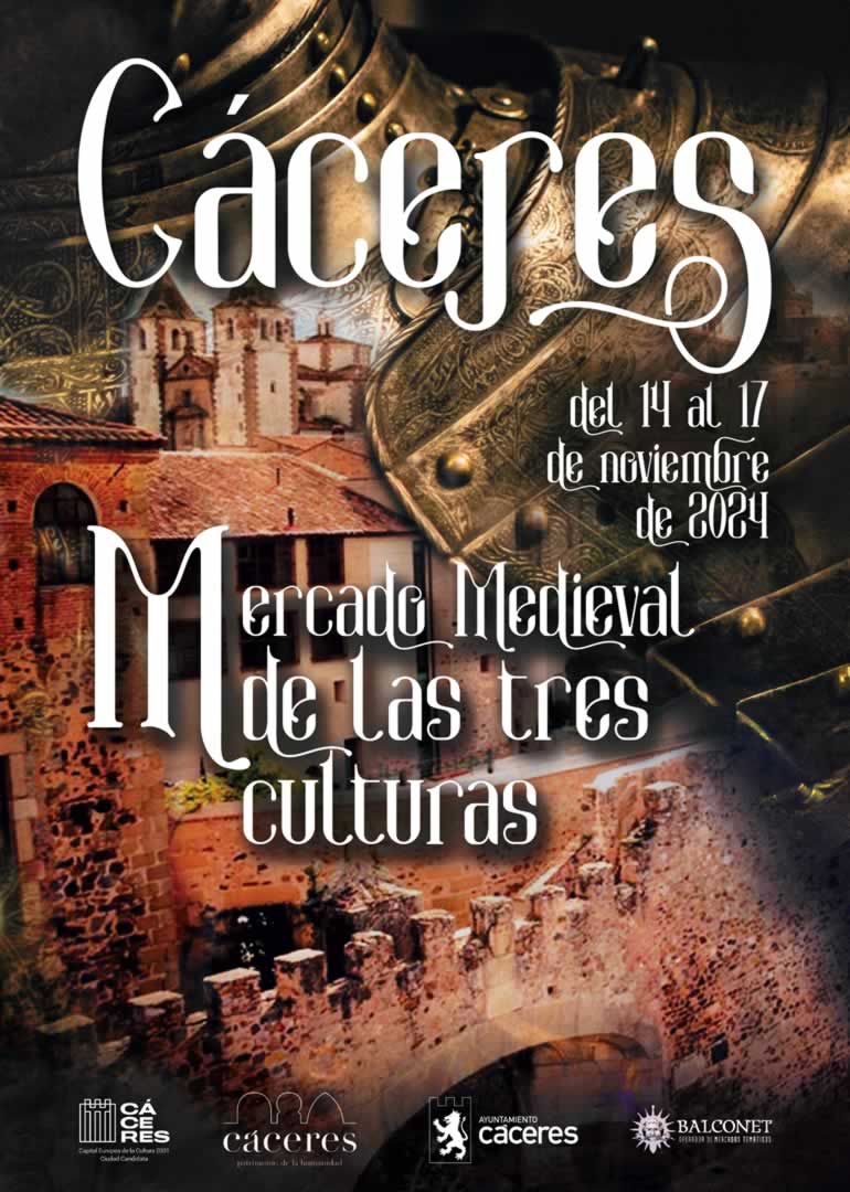 Cartel Mercado Medieval Cáceres 2024 Cartel Mercado Medieval Cáceres 2024
