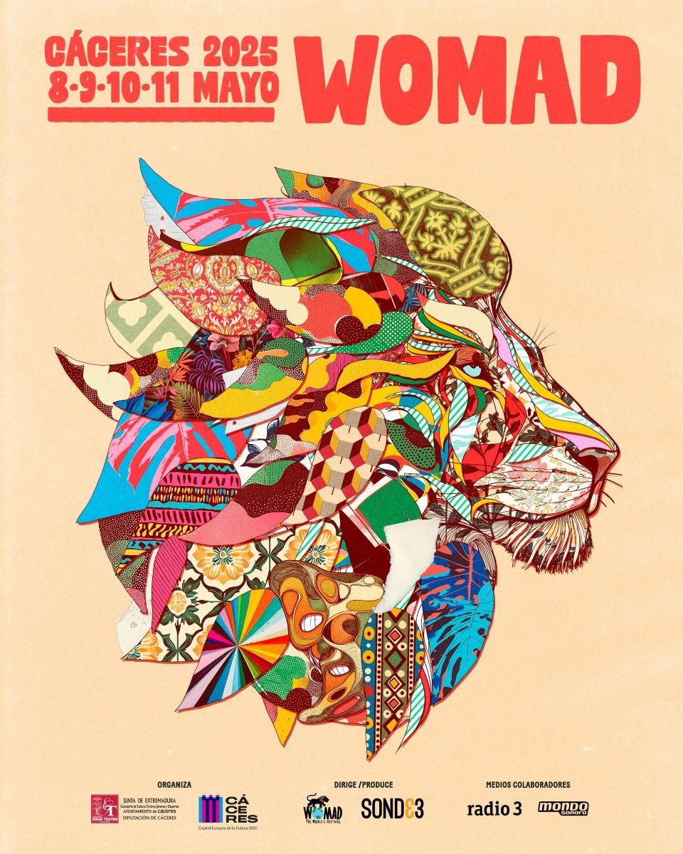 Cartel WOMAD Cáceres 2025