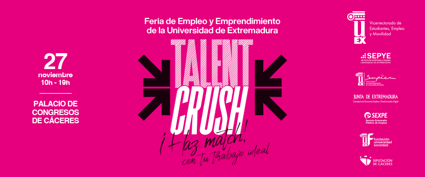 1a-edicion-de-talentcrush,-la-feria-de-empleo-y-emprendimiento-de-la-universidad-de-extremadura.