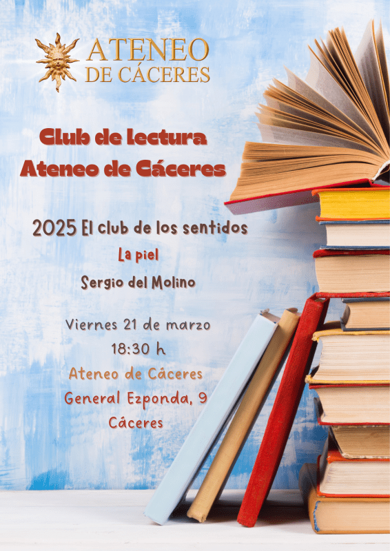 club-de-lectura-del-ateneo-de-caceres:-la-piel,-de-sergio-del-molino.