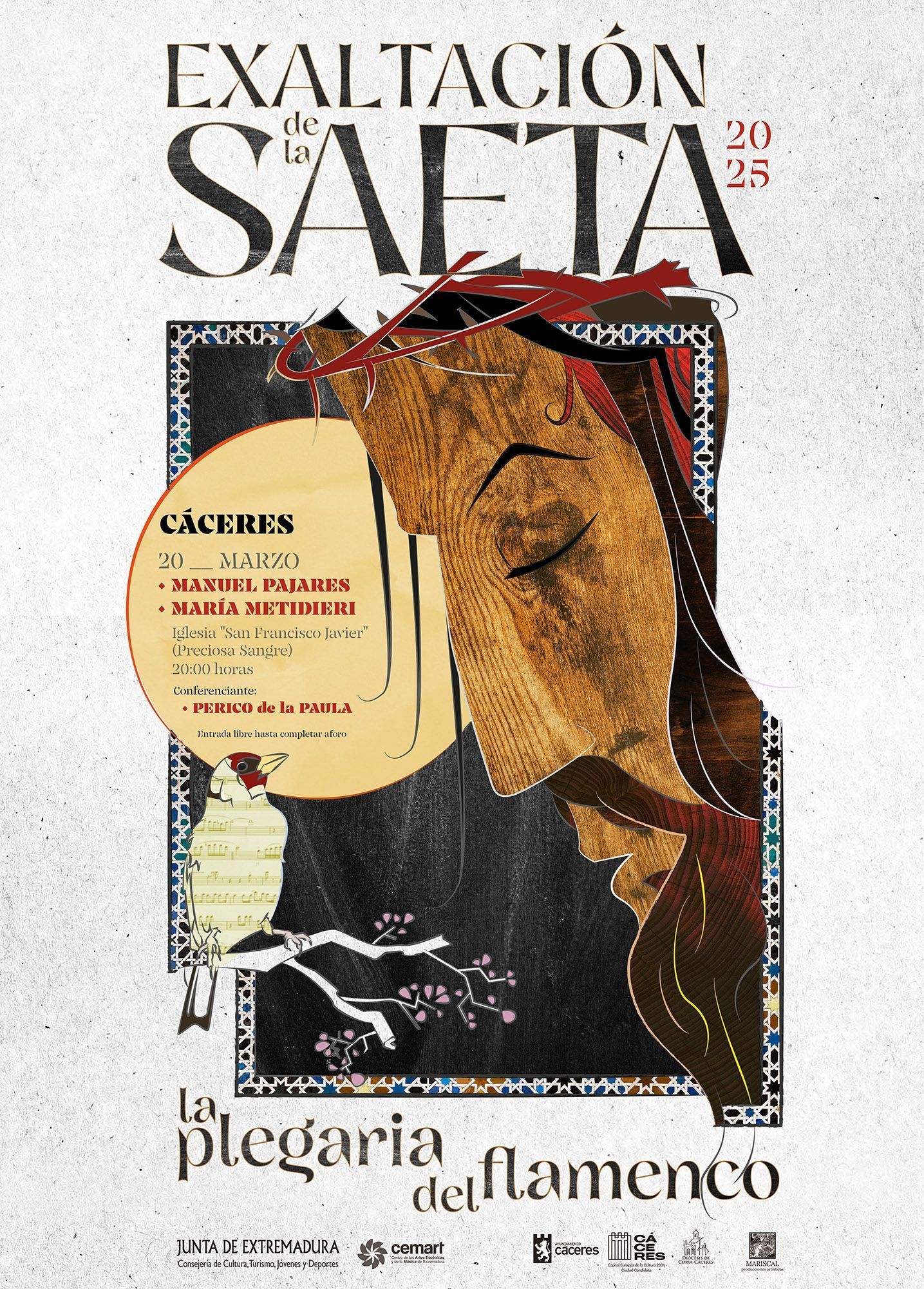 el-espectaculo-“exaltacion-de-la-saeta.-la-plegaria-del-flamenco»,-llega-hoy-jueves-a-caceres
