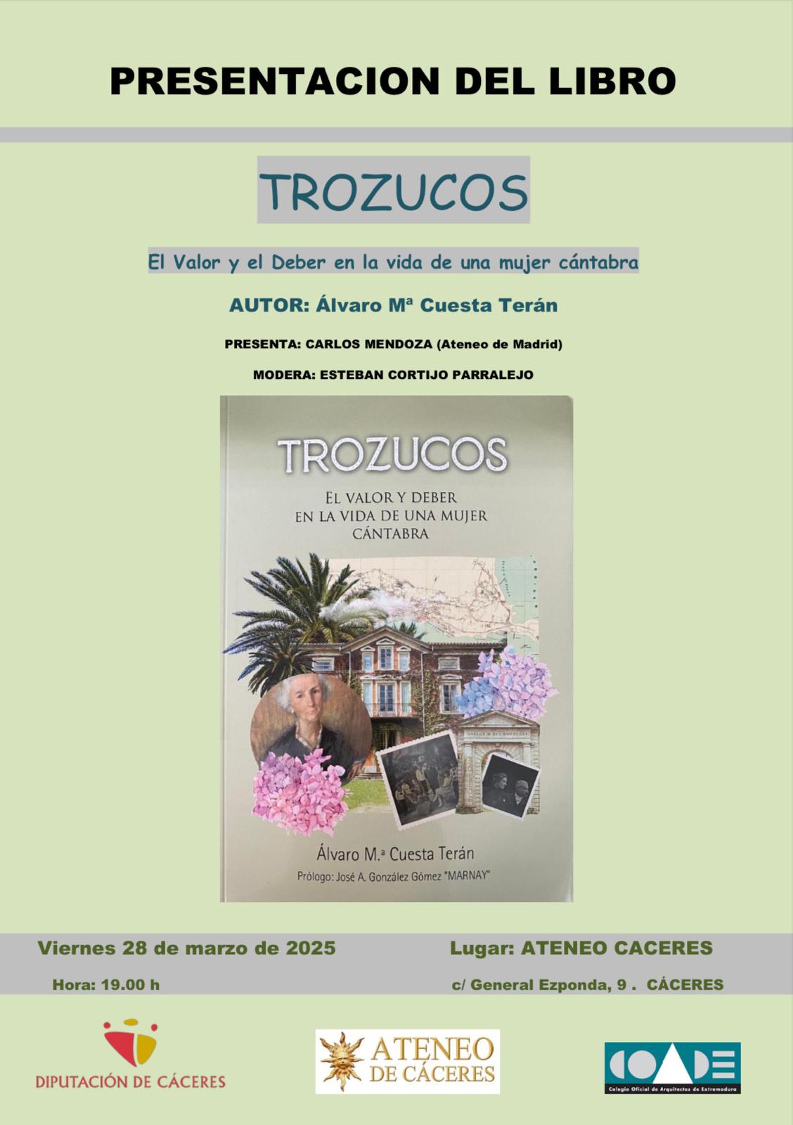 presentacia³na libro-de-alvaro-cuesta:-trozucos-el-valor-y-deber-en-la-vida-de-una-mujer-ca¡ntabra.