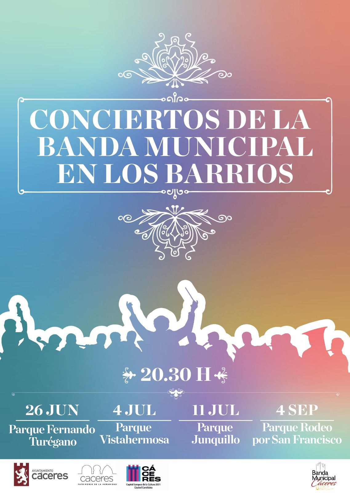 la-banda-de-musica-municipal-de-caceres-inicia-este-jueves,-su-ciclo-de-conciertos-por-los-barrios-de-la-ciudad