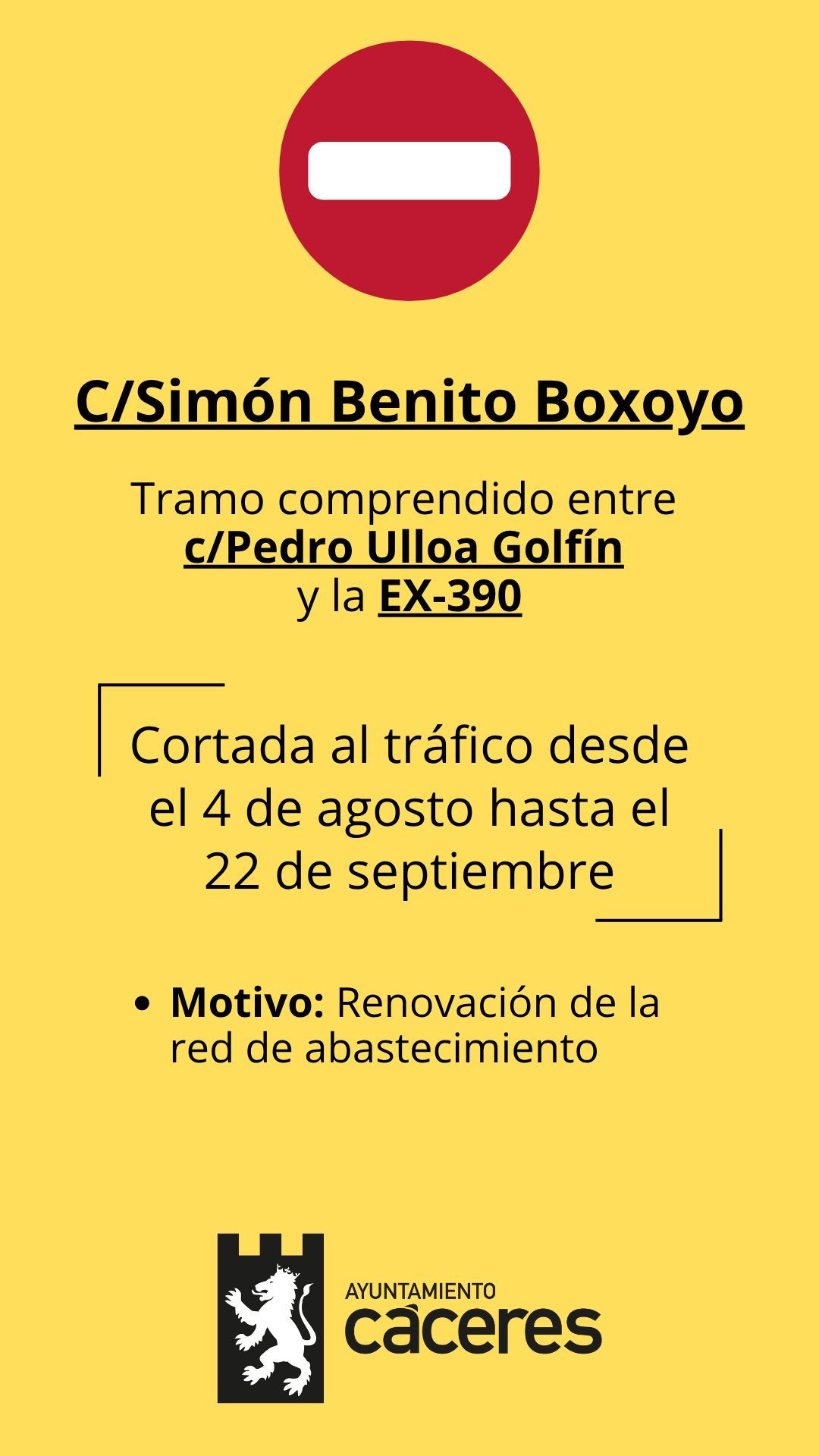 el-ayuntamiento-de-caceres-acomete-desde-este-lunes-4-de-agosto-las-obras-de-abastecimiento-y-saneamiento-de-la-calle-simon-benito-boxoyo-en-mejostilla