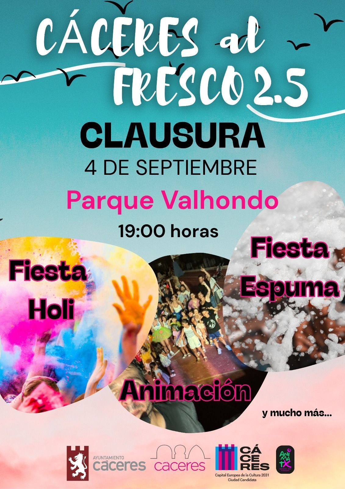 el-ayuntamiento-de-caceres-invita-a-sumarse-a-la-gran-fiesta-de-despedida-del-programa-‘caceres-al-fresco-2.5’