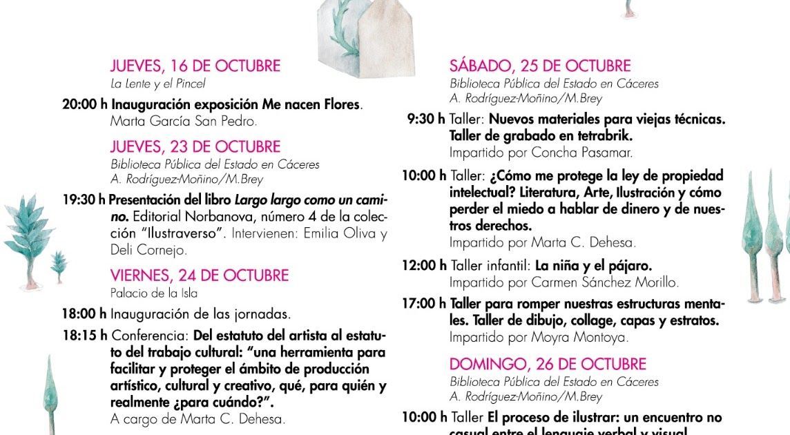 ya-es-posible-apuntarse-a-los-talleres-de-las-iii-jornadas-de-ilustracion-«caceres-ilustra»