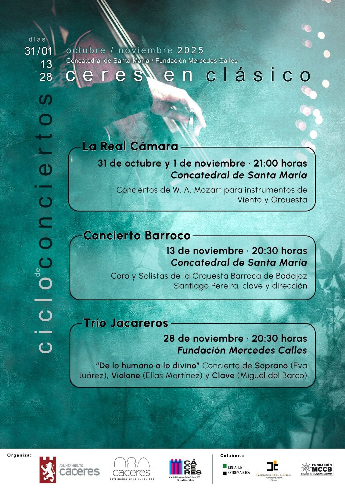 el-ciclo-de-conciertos-“ceres-en-clasico”-continua-hoy-jueves-con-el-coro-y-solistas-de-la-orquesta-barroca-de-badajoz