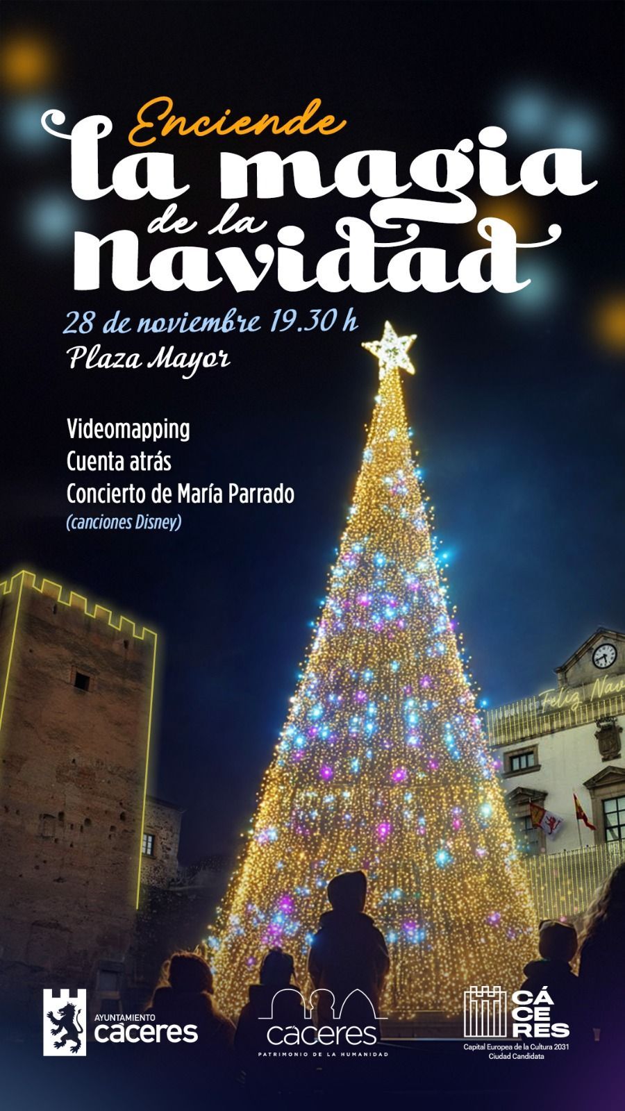 caceres-enciende-su-navidad-mas-extraordinaria-este-viernes-28-a-las-19:30h-en-la-plaza-mayor