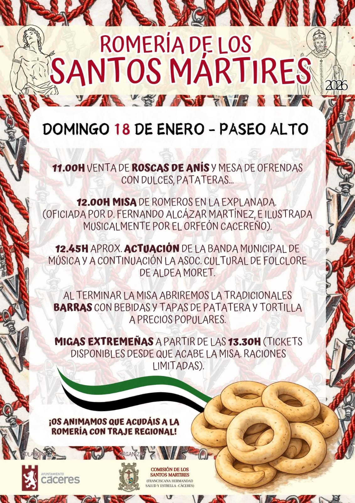 el-ayuntamiento-de-caceres-anima-a-los-cacerenos-y-cacerenas-a-sumarse-este-domingo-a-la-tradicional-romeria-de-los-santos-martires-en-el-paseo-alto