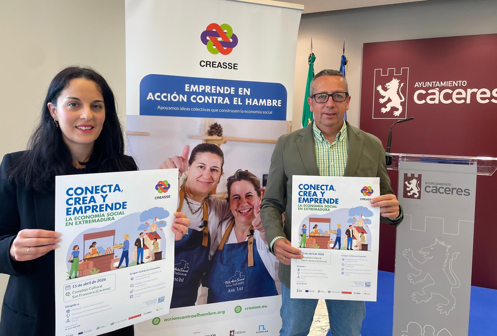 el-ayuntamiento-apoya-la-jornada-“conecta,-crea-y-emprende”-para-impulsar-la-economia-social-en-caceres