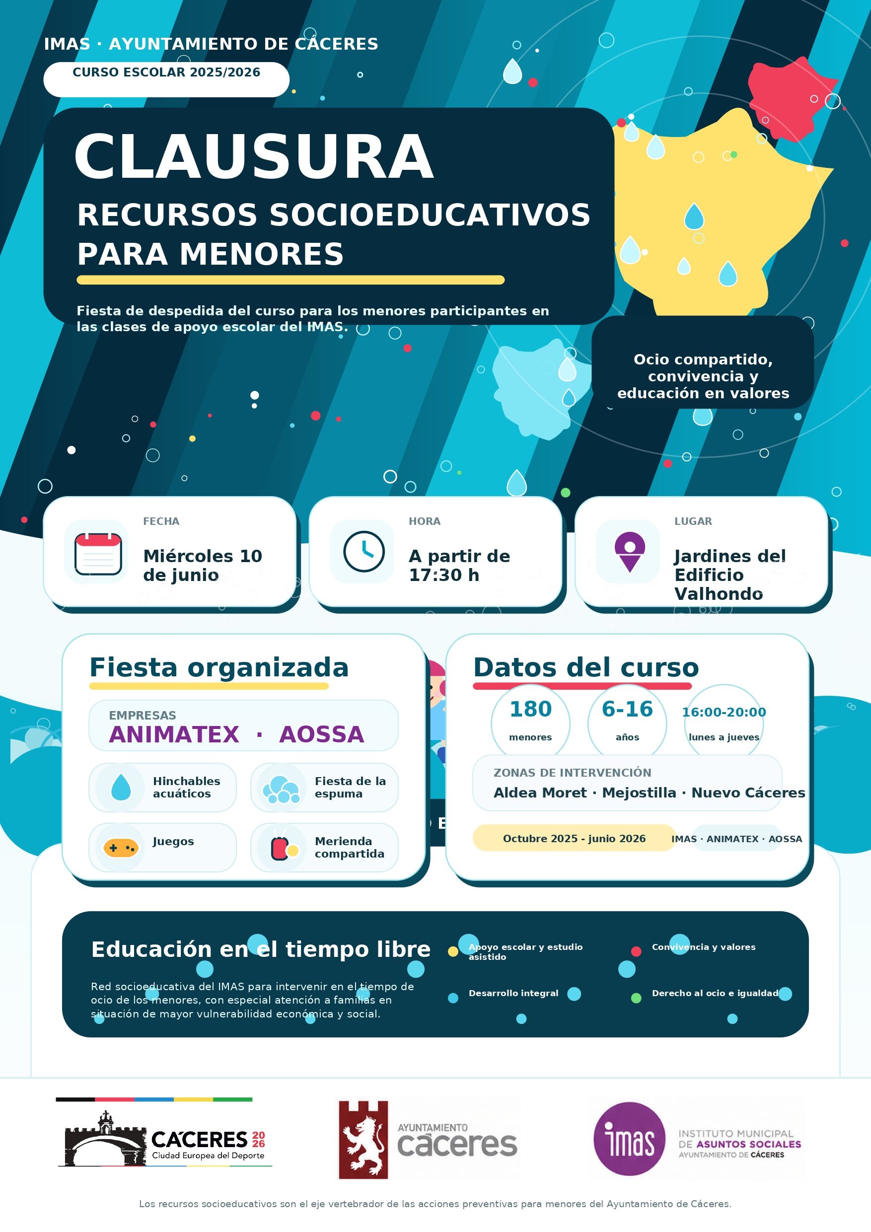el-imas-clausura-los-recursos-socioeducativos-del-curso-2025/2026-con-una-fiesta-manana-miercoles-dia-10