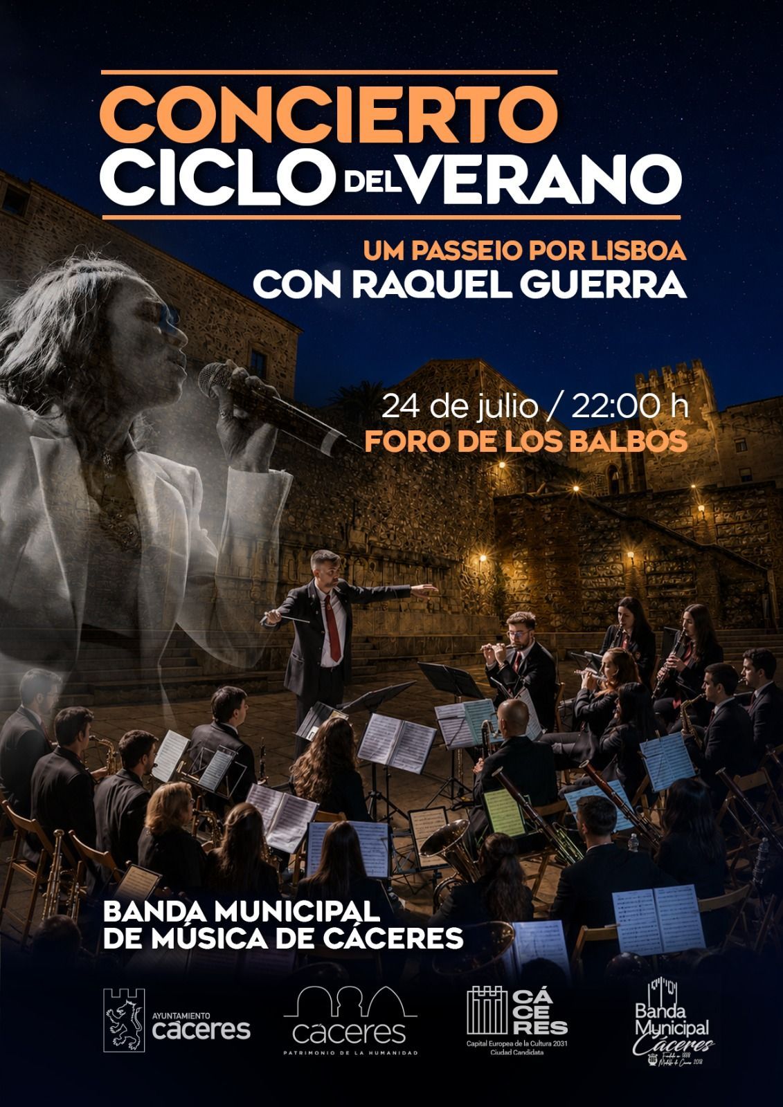 la-banda-municipal-de-musica-trae-a-caceres-los-sonidos-de-lisboa-en-su-gran-concierto-de-verano