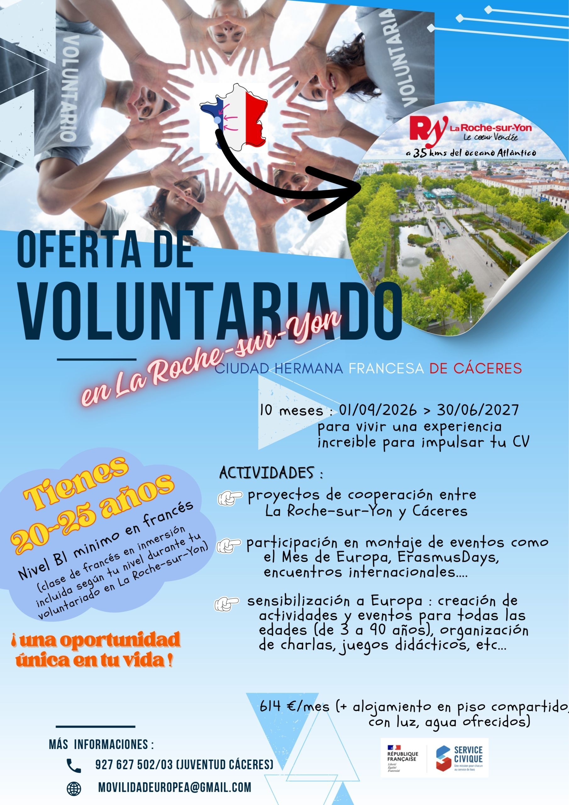 caceres-y-la-roche-sur-yon-ofrecen-a-una-persona-joven-la-oportunidad-de-participar-en-un-voluntariado
