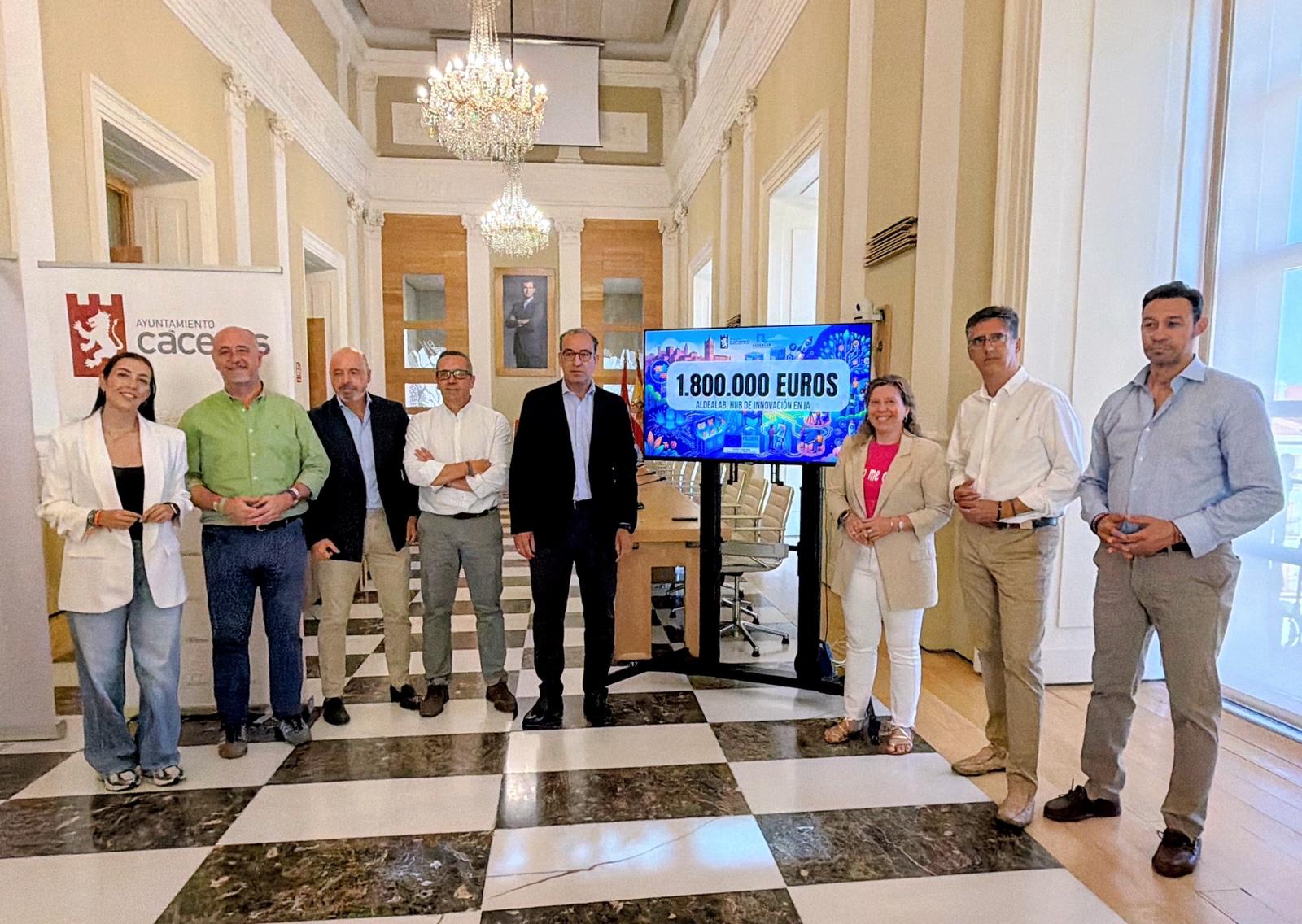 el-ayuntamiento-de-caceres-destinara-1.8-millones-de-euros-para-hacer-de-aldealab-un-hub-de-innovacion-en-ia