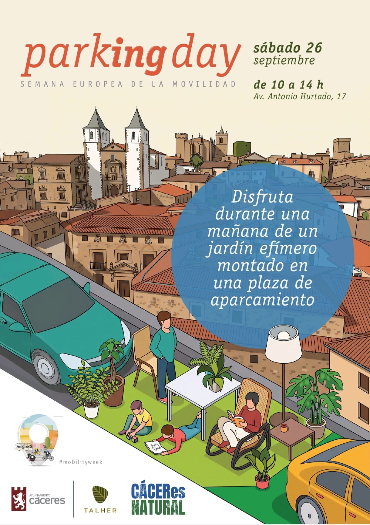 el-ayuntamiento-transforma-una-plaza-de-aparcamiento-en-un-jardin-efimero-para-celebrar-el-dia-mundial-sin-coches