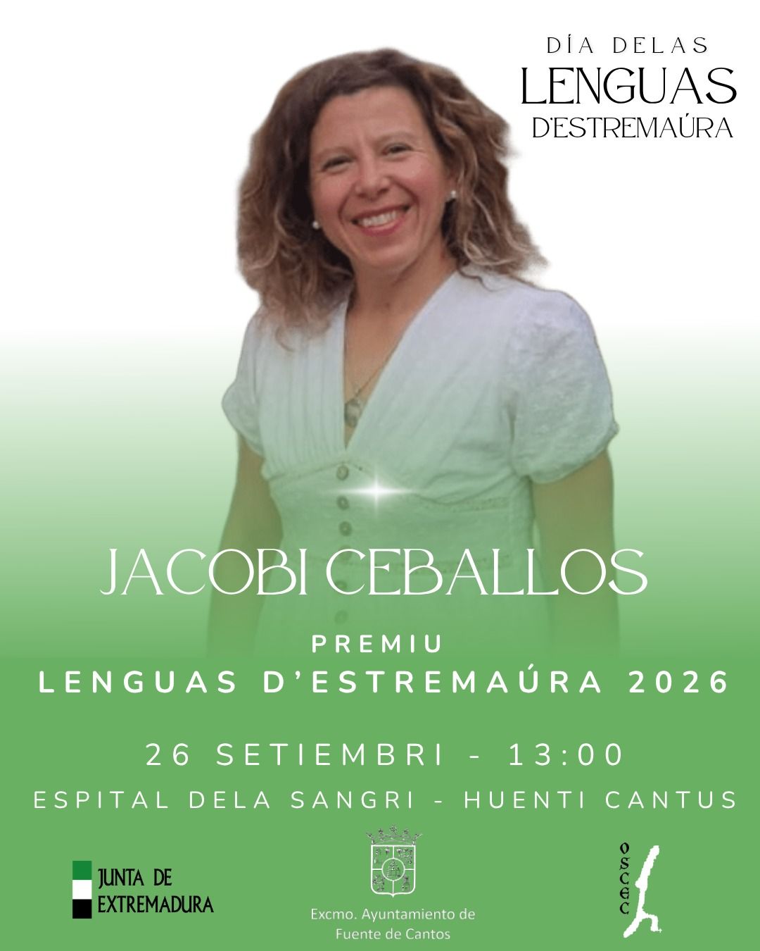 jacobi-ceballos,-galardonada-con-el-premiu-lenguas-d’estremaura-2026