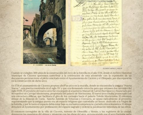 la-concejalia-de-cultura-se-suma-a-la-celebracion-de-los-300-anos-de-la-construccion-del-arco-de-la-estrella