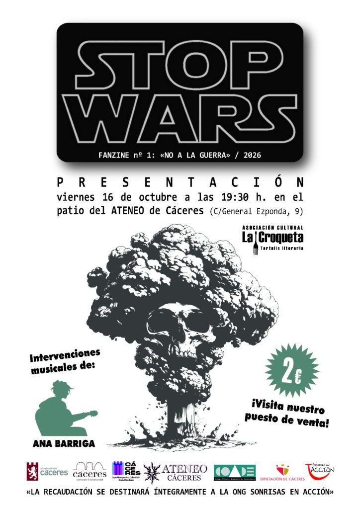 otono-literario:-presentacion-del-fanzine-«no-a-la-guerra»,-por-la-ac.-la-croqueta